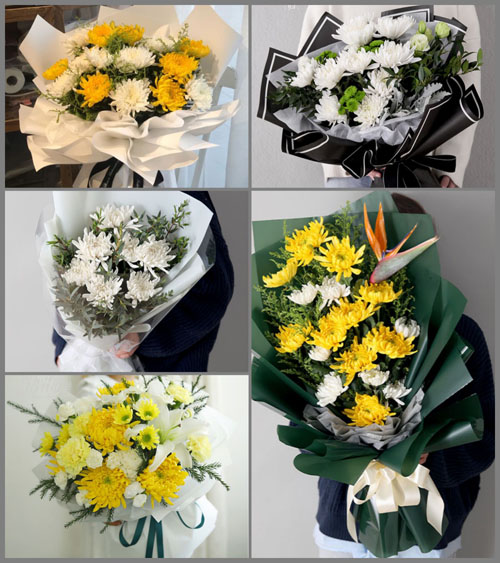 湖北孝感市应城市南垸良种场一分场白事花束代送